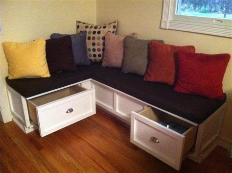 Make sure you choose a comfortable height for your bench. Pin on Kitchen Nook Ideas