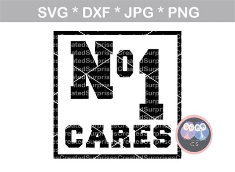 no 1 cares no one funny digital download svg dxf cut file perso createdsurprises