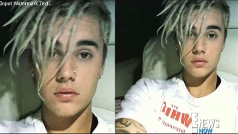 Justin Bieber Debuts Dramatic Dreadlocks Youtube