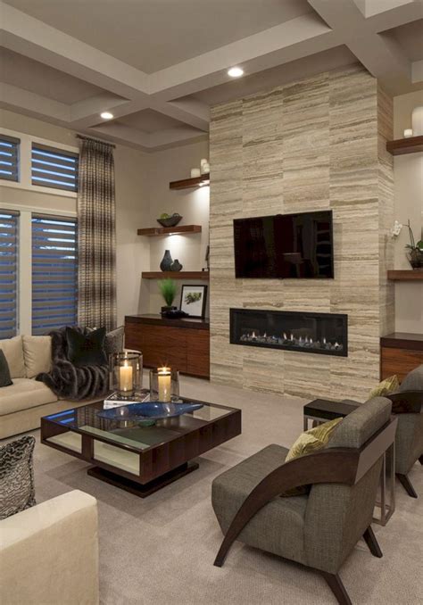 latest  contemporary fireplace living room suggestions modern