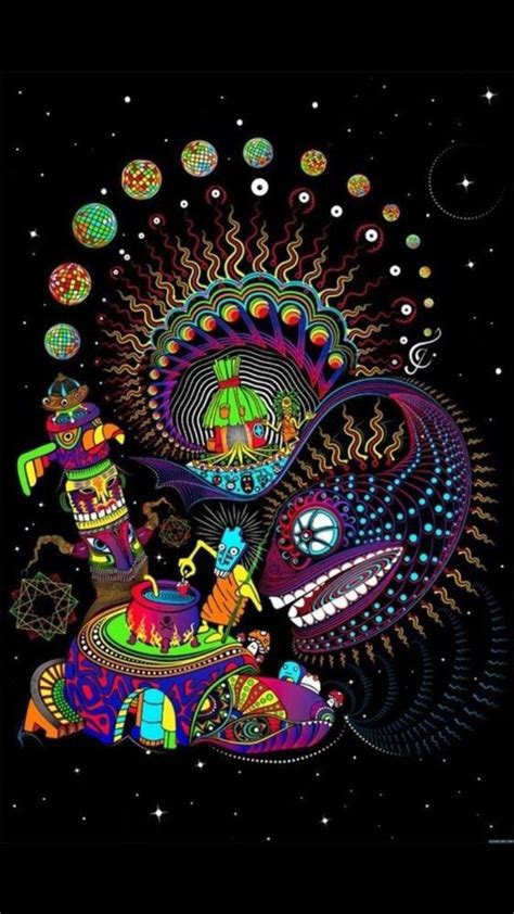 Here is a bunch of colourful trippy traditional art drawings by liquid mushroom. Pin on Psychedelic art