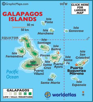 The galápagos islands (spanish names: Galapagos Islands Facts on Largest Cities, Populations, Symbols - Worldatlas.com