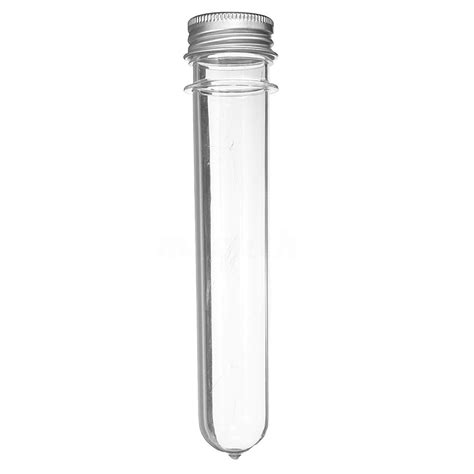 Affordable Plastic Lab Test Tubes With Metal Caps Stoppers Screw Top