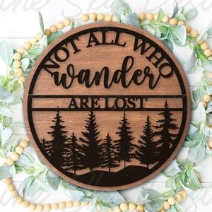 Not All Who Wander Are Lost Svg Adventure Travel Svg Files Etsy