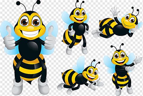 Honey Bee Bumblebee Cartoon Bee Cartoon Character Insects Cartoons