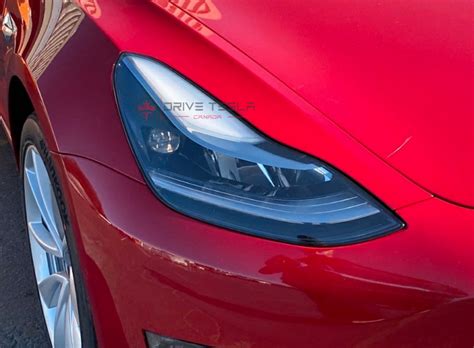 Up Close Look At The New Tesla Model 3 Headlights Drive Tesla