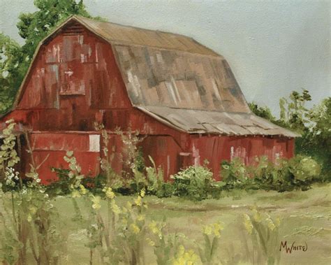 No Title In 2023 Red Barn Painting Watercolor Barns Barn Painting