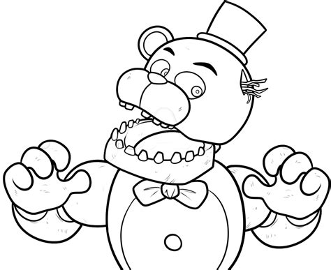 Foxy Coloring Pages Thekidsworksheet