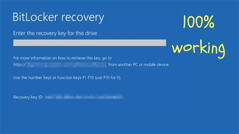 How To Find Bitlocker Recovery Key Windows 10 Recovery Key ใส่ Key