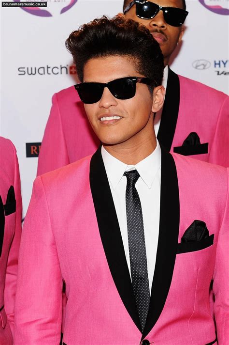 Bruno Can Rock Some Pink Suit And Tie Square Sunglasses Men Mens