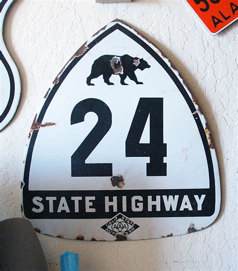 California State Highway 24 Aaroads Shield Gallery