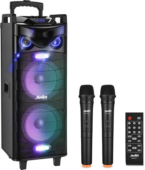 Buy Moukey Karaoke Machine Speaker Pa System Rms W Bluetooth Karaoke
