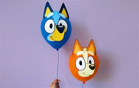 Bluey And Bingo Balloons Cbeebies