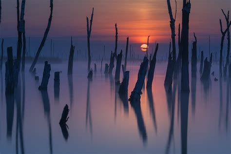 Wallpaper Sunlight Landscape Sunset Lake Nature Reflection Sky