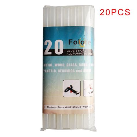 Folote Full Size Strong Hot Melt Glue Sticks 716 X 75 20 Sticks