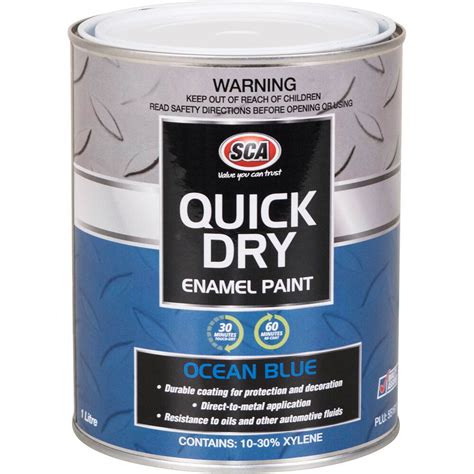 Sca Quick Dry Enamel Blue 1 Litre Supercheap Auto