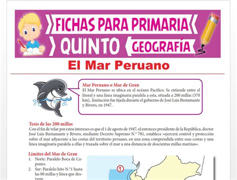 El Mar Peruano Para Quinto Grado De Primaria 2022