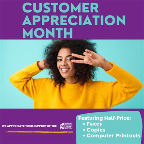 Customer Appreciation Month Mid Ms Regional Library System