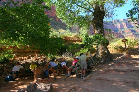 Camping below the rim is thrilling and provides that extra adventure for a grand canyon vacation. IMG_2294 Indian Garden, Bright Angel Trail, Grand Canyon N ...