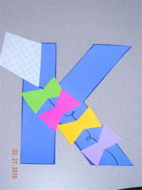 Letter K Kite Craft