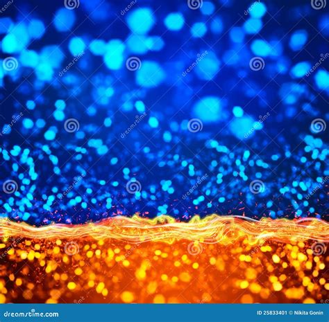 Orange Blue Phosphorescent Abstract Web Bacground And Texture Royalty