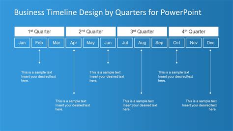 Business Timeline Design By Quarters For Powerpoint Slidemodel My Xxx