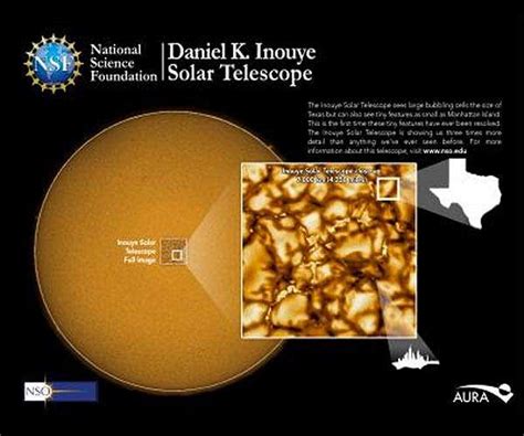 Worlds Largest Solar Observatory Releases First Image Of A Sunspot