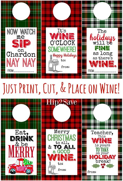 Printable Wine Tags Free Templates