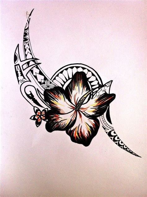 Viele professionelle tätowierer verwenden schablonen als leitfaden für permanente und temporäre tattoos. 46 besten Hibiscus Hawaiian Tattoo Stencils Bilder auf ...