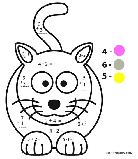 Desenhos De Matemática Para Colorir Páginas Para Impressão Grátis