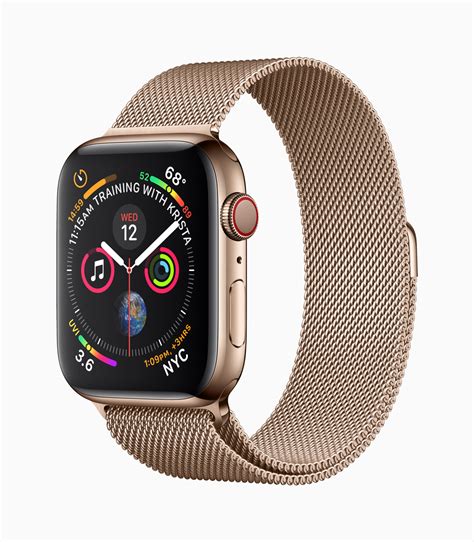 Apple Watch Series 4 经过重新设计，呈现更加优美的外观，具备突破性的通讯、健身和健康功能 Apple 中国大陆