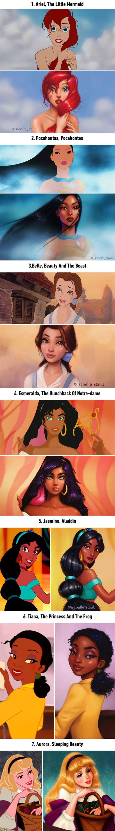 Rampanttv Illustrator Beautifully Reimagines Disney Princesses