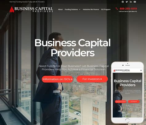 Financial Capital Website Design in 2020 | Website design, Custom website design, Financial website