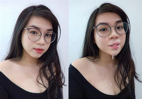 Before And After Of A Beautiful Asian Girl Scrolller