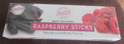 Sweet Candy Dark Chocolate Raspberry Sticks Raspberrychocolate One