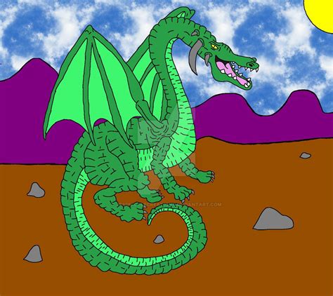 Cranky Green Dragon By Jessnicolecreations On Deviantart