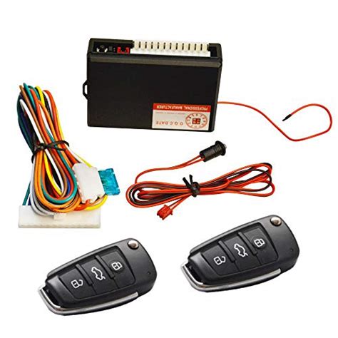 Ficbox Universal Vehicle Security Door Lock Kit Car Remote Control