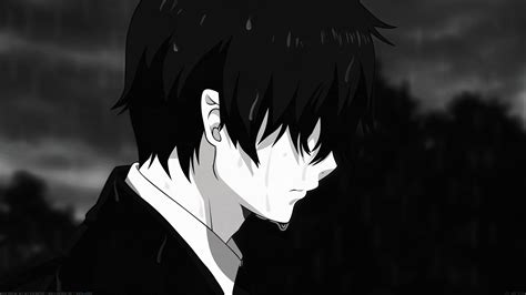 Cute Sad Anime Boy Wallpaper Hd Fotodtp