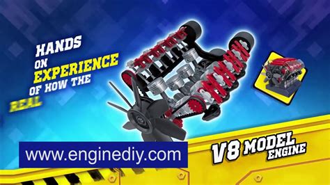 Real Mini V8 Engine Model Kit Running V8 Engine Youtube