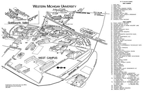 Western Michigan University Map Maps Database Source