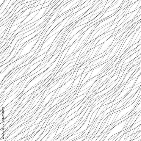 Intersecting Lines Texture Seamless Pattern Black And White