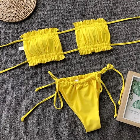 2020 Hot Sale Women Thong Swimwear Sexy Summer Bathing Suit Swimwear Bikini For Women Buy
