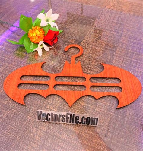 Laser Cut Wooden Batman Hanger Medal Wall Hanger Cdr And Dxf File Free