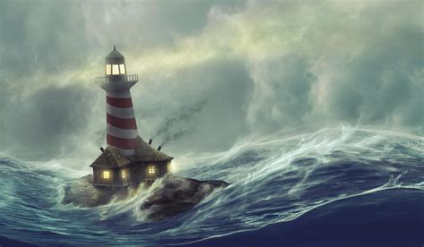 Lighthouse Storm By Hjalmarwahlin On Deviantart