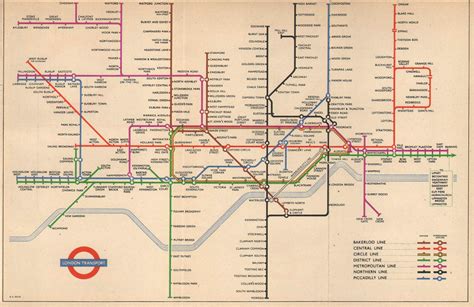 London Underground Tube Map Diagram Of Lines South Acton Harry Beck Sexiz Pix