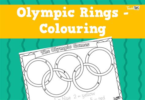Olympic Ring Image To Colour In Click Here To Save A Olympic Rings