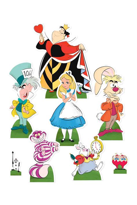 Alice In Wonderland Disney Lifesize Cardboard Cutout Collection