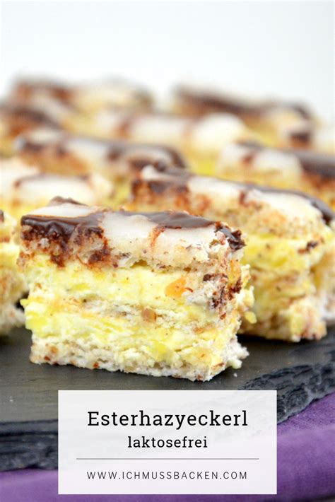 We did not find results for: Esterhazyeckerl, laktosefrei - Ich muss backen | Kuchen ...