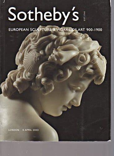 Sothebys 2003 European Sculpture And Works Of Art 900 1900 £1700 The
