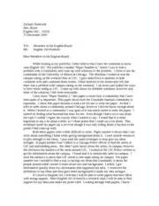 First, we explain the four key parts found in every great cover letter. Zach Cover Letter Portfolio - Zachary Kmieciak Mrs. Boyer ...